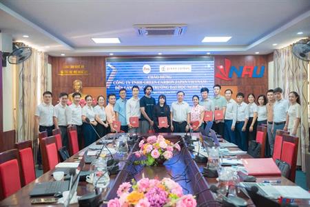TRƯỜNG ĐẠI HỌC NGHỆ AN VÀ GREEN CARBON JAPAN THÚC ĐẨY HỢP TÁC QUỐC TẾ VÌ NỀN NÔNG NGHIỆP XANH, GIẢM PHÁT THẢI VÀ PHÁT TRIỂN BỀN VỮNG