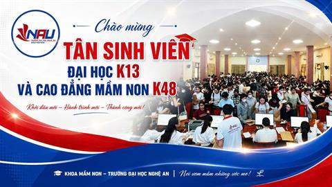 Chào mừng các em thân sinh viên K48CĐMN về với Khoa Mầm non