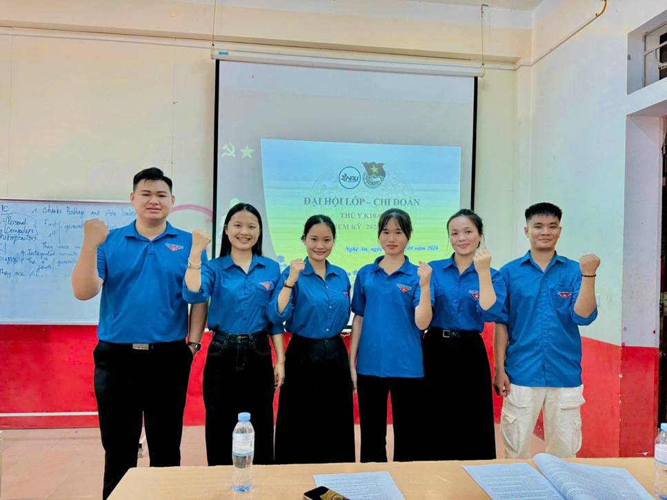 Sôi nổi đại hội các Chi đoàn Khoa Nông Lâm Ngư nhiệm kỳ 2026 - 2027