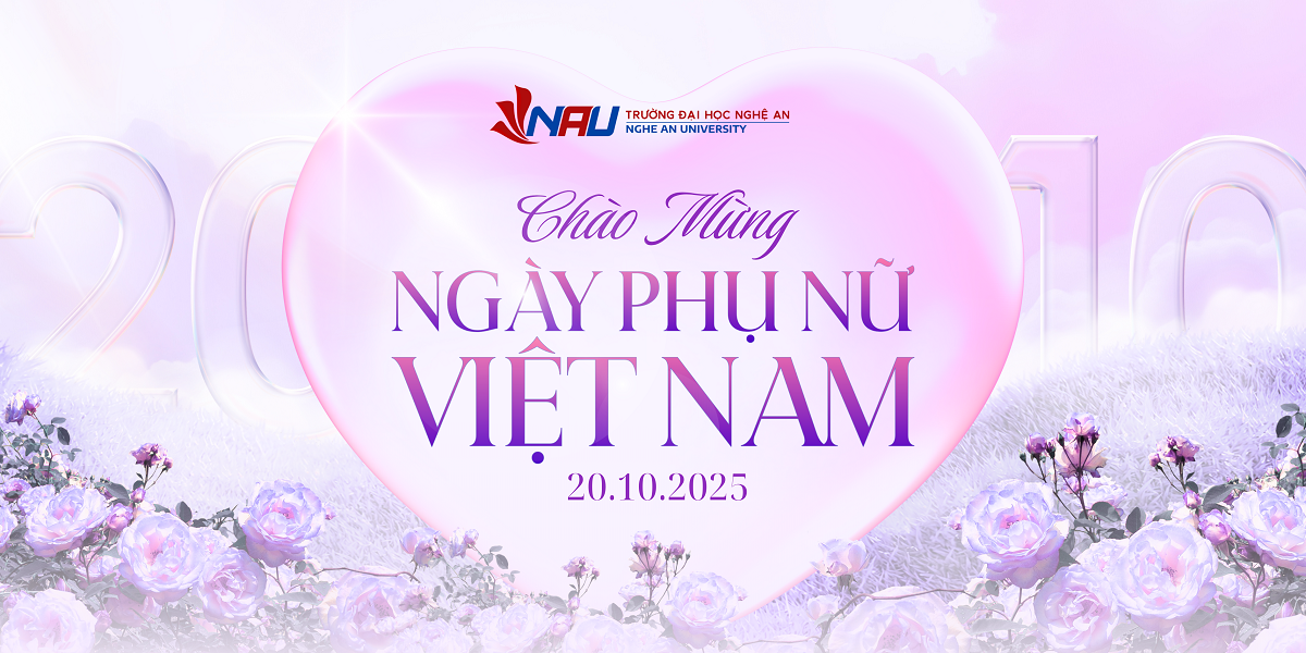 Trường Đại học Nghệ An chúc mừng Ngày Phụ nữ Việt Nam 20/10