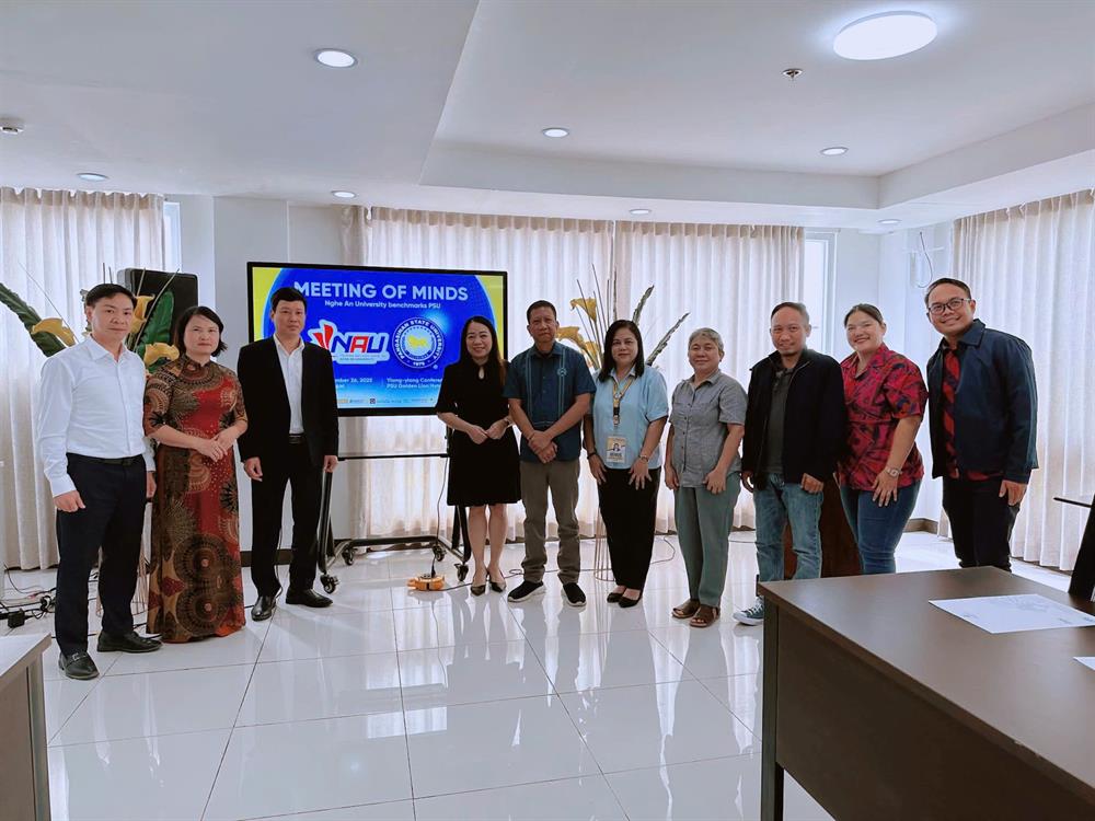 Trường Đại học Nghệ An ký kết hợp tác chiến lược với Đại học Pangasinan (PSU), Philippines: Bước tiến mới trên hành trình hội nhập quốc tế