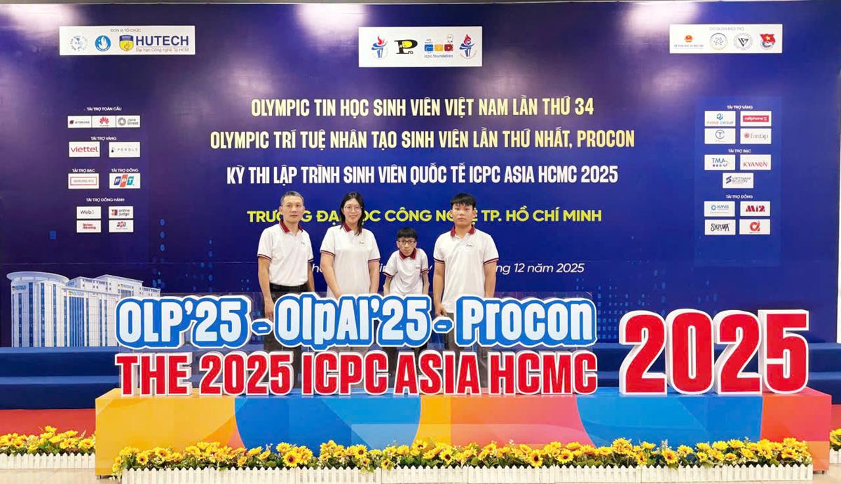 CHÚC MỪNG ĐỘI TUYỂN CNTT - ĐẠI HỌC NGHỆ AN THAM GIA OLYMPIC TIN HỌC SINH VIÊN VIỆT NAM 2025!