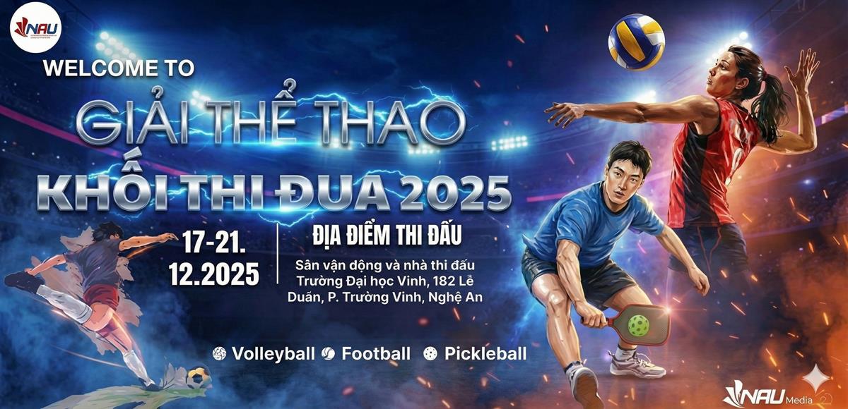 Rực lửa tinh thần Thể thao - Đại học Nghệ An sẵn sàng ra quân!