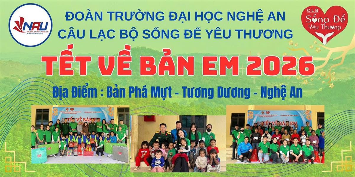 Tết về bản em 2026 - Câu lạc bộ Sống để yêu thương