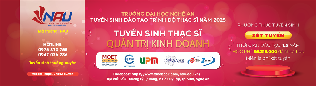 Quyết định về việc ban hành Thông tin tuyển sinh Đại học, Cao đẳng ngành giáo dục Mầm non năm 2025 của trường Đại học Nghệ An