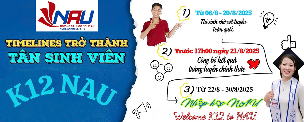 TIMELINES “VÀO ĐỜI ĐẠI HỌC” CỦA K12 NAU – LƯU NGAY KẺO LỠ!