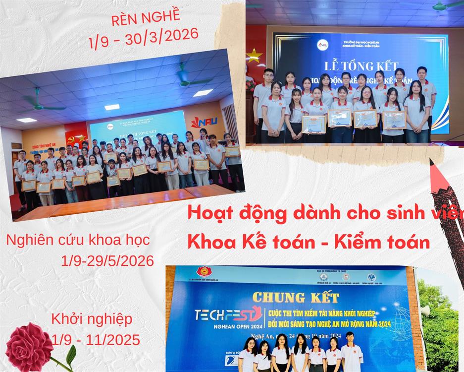 Hoạt động đổi mới sáng tạo, nghiên cứu khoa học dành cho sinh viên năm học 2025 - 2026