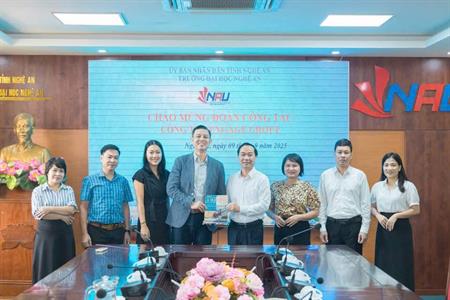 Trường Đại học Nghệ An – Bước tiến chiến lược trong đào tạo và thư việc số chuẩn quốc tế