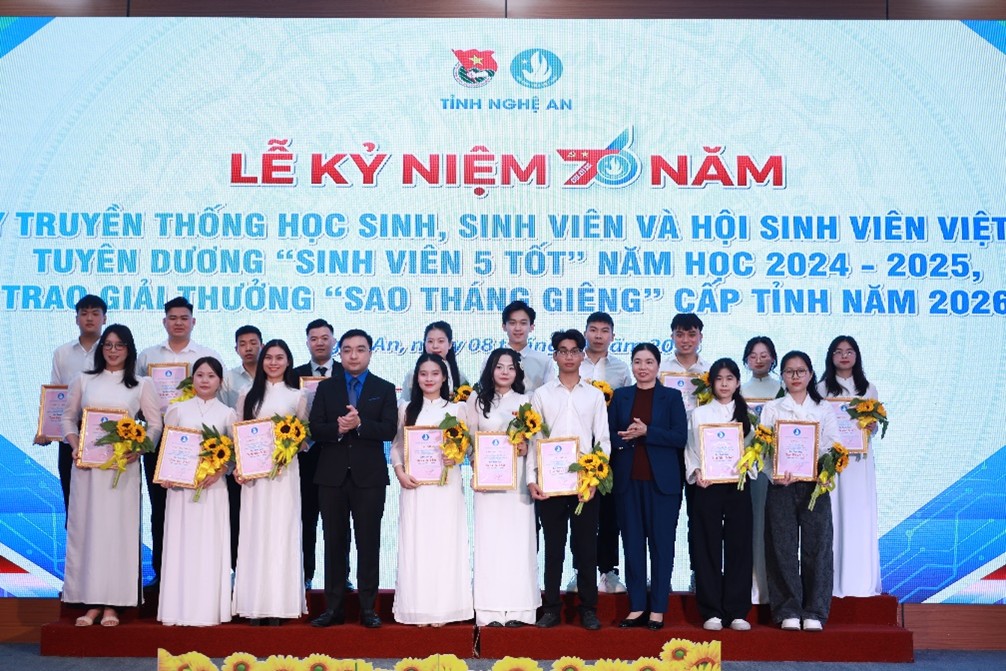 Ngày hội sinh viên – Vinh danh Sinh viên 5 tốt cấp tỉnh khoa Tài chính - Ngân hàng