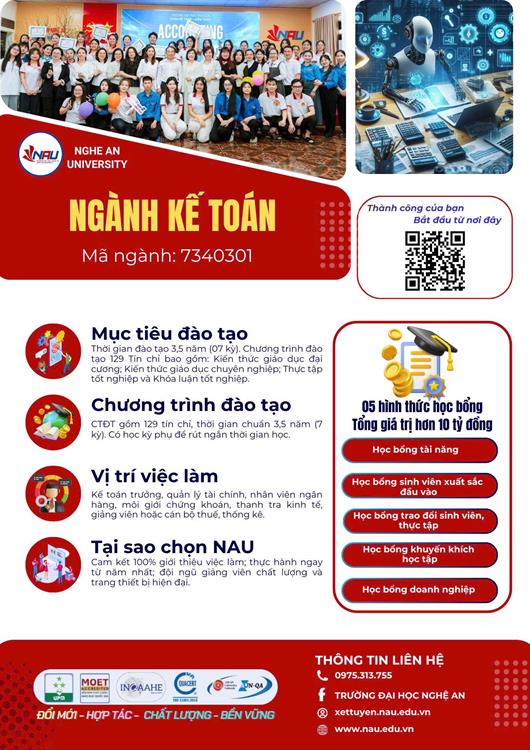 CHỌN NGÀNH KẾ TOÁN – VỮNG TAY NGHỀ, VỮNG TƯƠNG LAI!