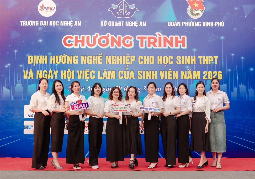 KHOA CNTT - NAU: KHẲNG ĐỊNH VỊ THẾ QUA CHƯƠNG TRÌNH ĐỊNH HƯỚNG NGHỀ NGHIỆP VÀ NGÀY HỘI VIỆC LÀM 2026
